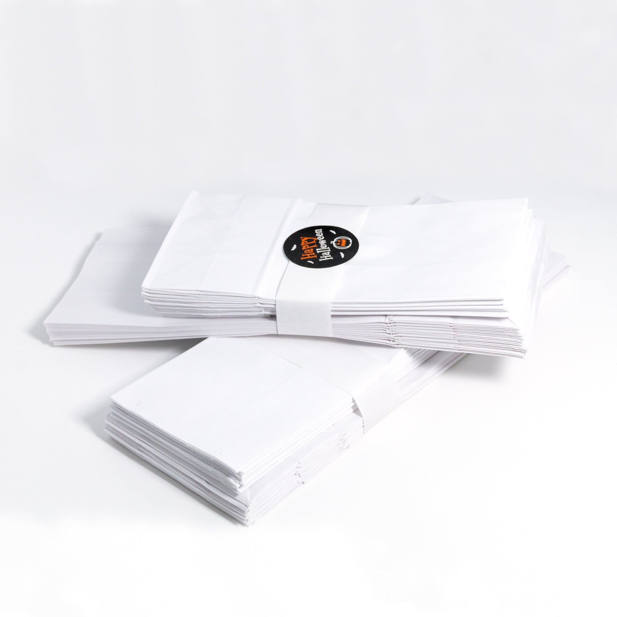 25 weiße Papiertüten 25 Pack 10 groß, 15 klein, weiß