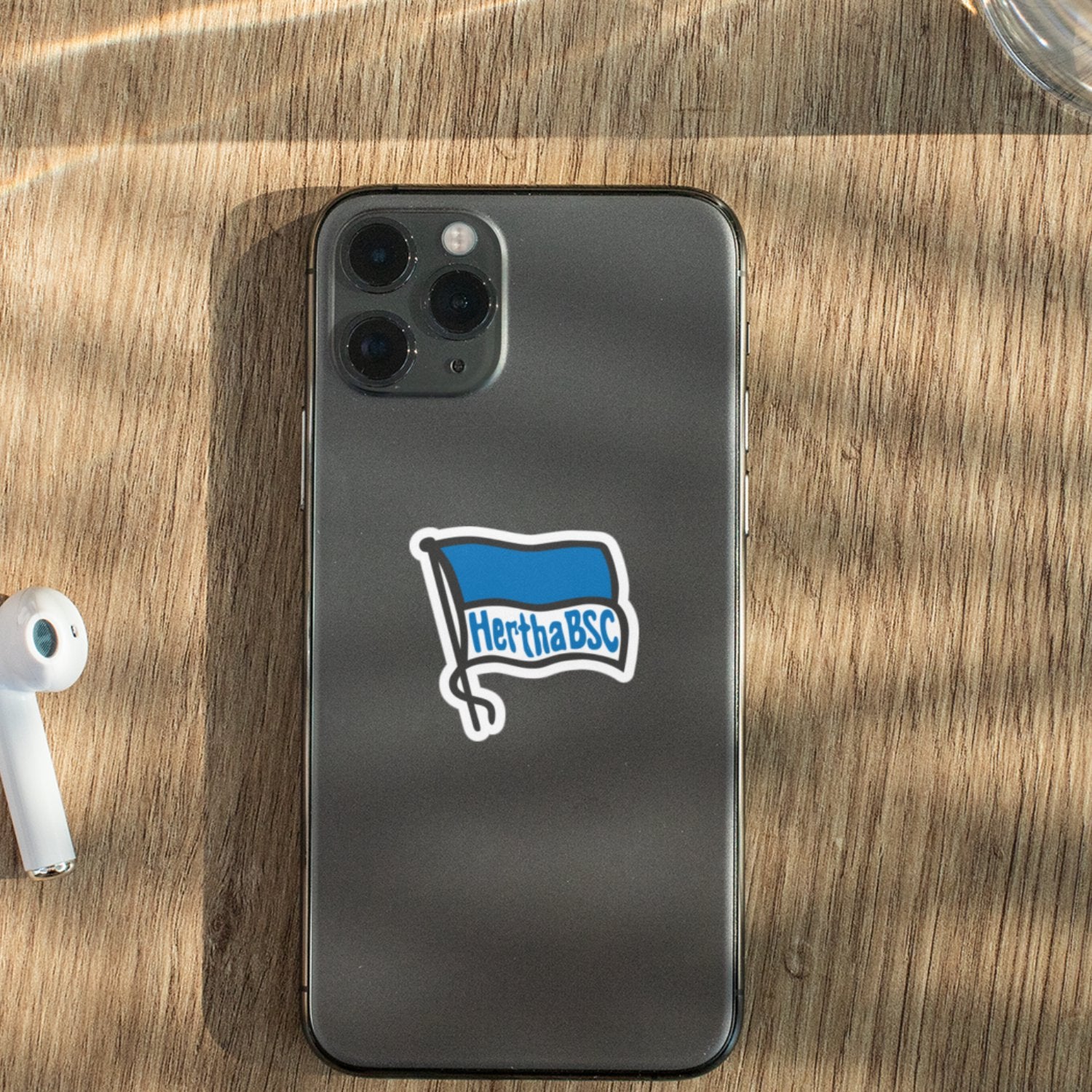 Stickerbogen Herthaner Uff Ache DIN A5 | Premium-Aufkleber