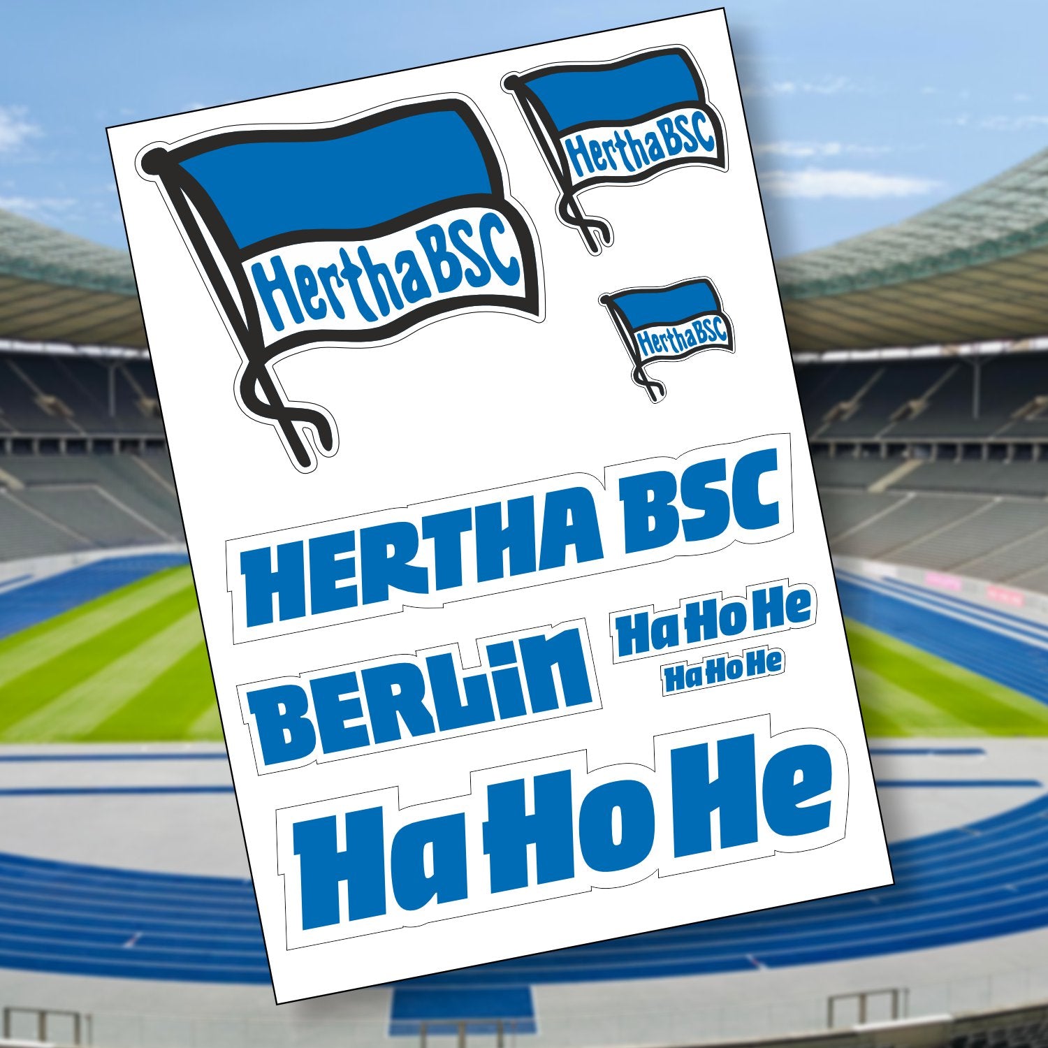 Stickerbogen DIN A5 | Premium-Aufkleber
