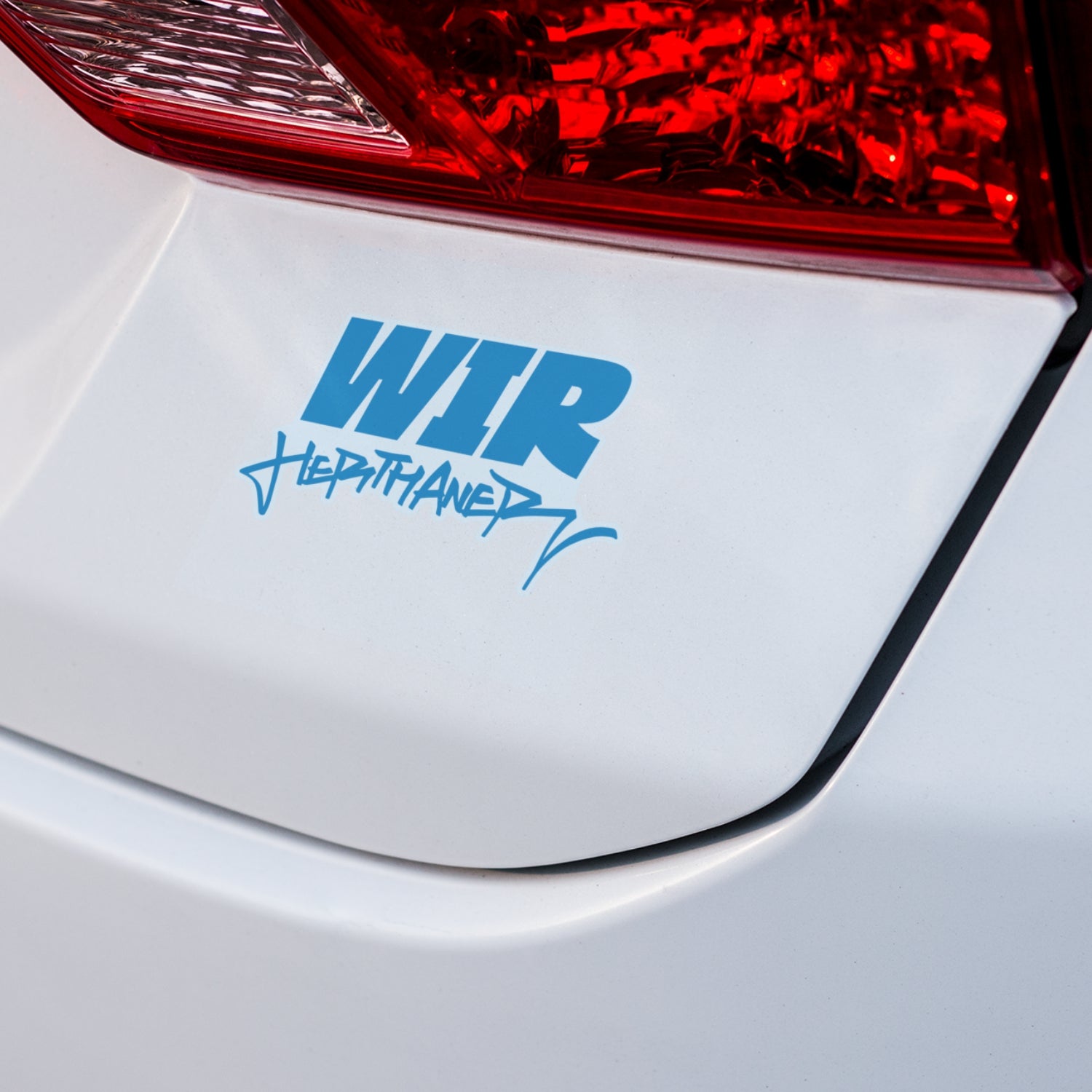 Stickerbogen Hertha BSC Wir Herthaner DIN A6 | Premium-Aufkleber transparente Folie