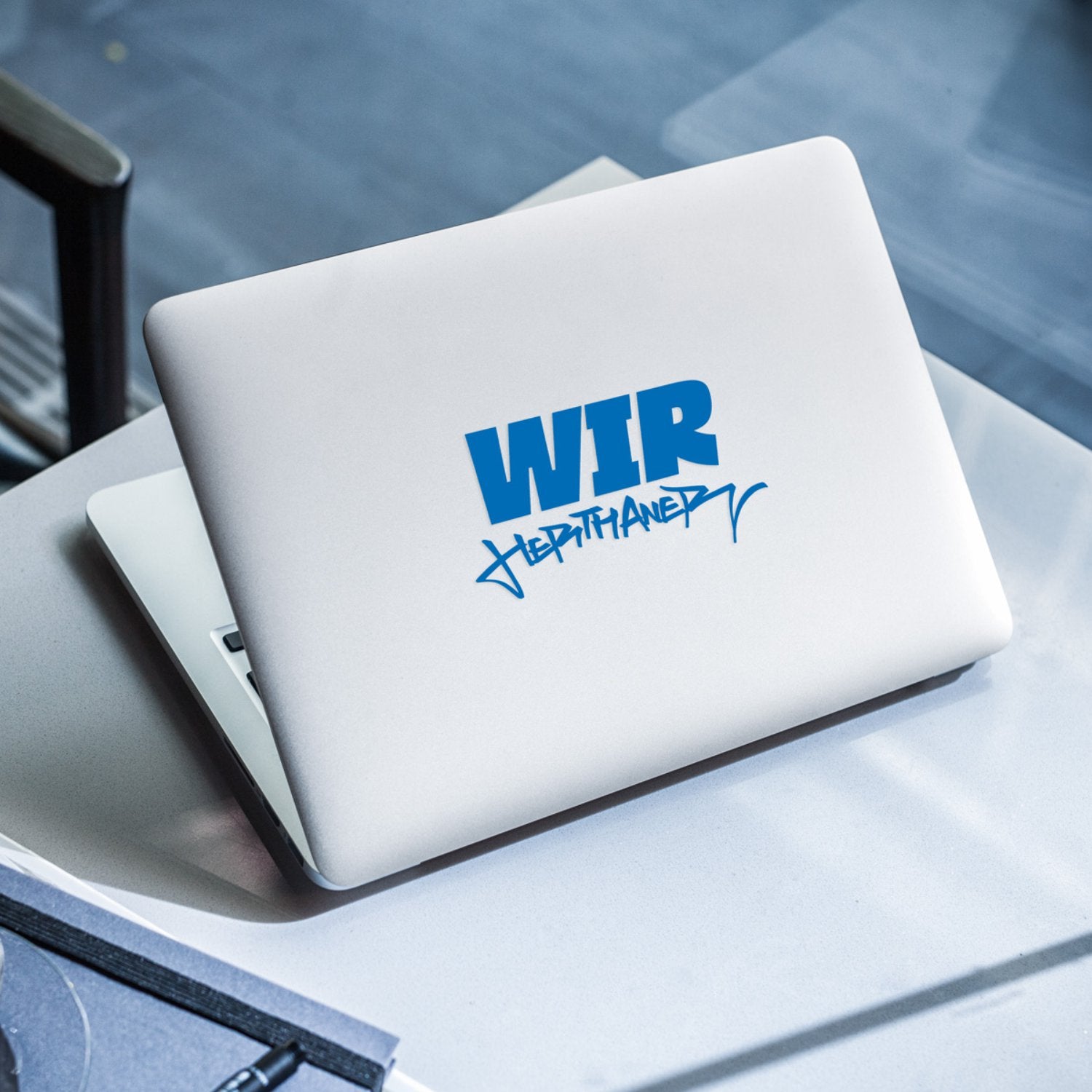 Stickerbogen Hertha BSC Tags DIN A5 | Premium-Aufkleber transparente Folie