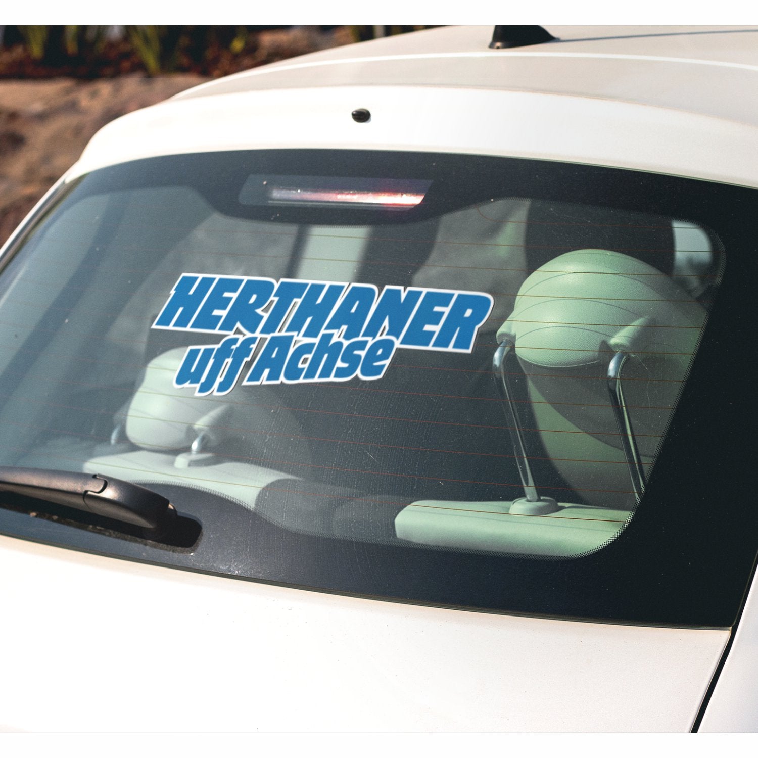 Herthaner uff Achse | Premium-Aufkleber