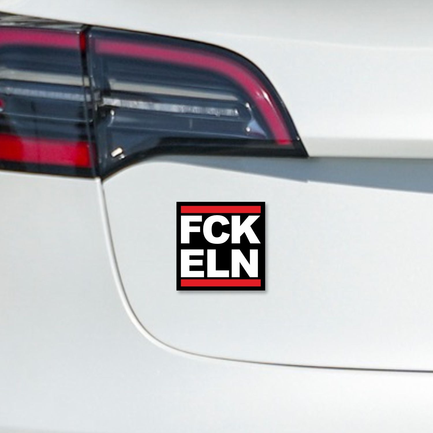 Aufkleber FCK ELN schwarz/rot