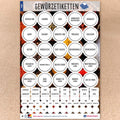 Gewürzetiketten Feinschmecker Edition 2021 - rund schwarze Schrift auf transparenter Folie Seite 1