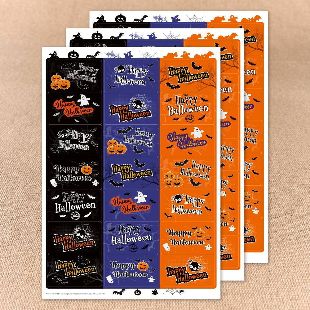 Halloween-Aufkleber Deko-Set 3 - Sticker-Depot.de by Typographus